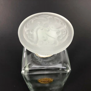 Antiker Narcisse Parfum Flakon Baldwin Chicago Frost Glas Stopfen Jugendstil - Bild 1 von 9