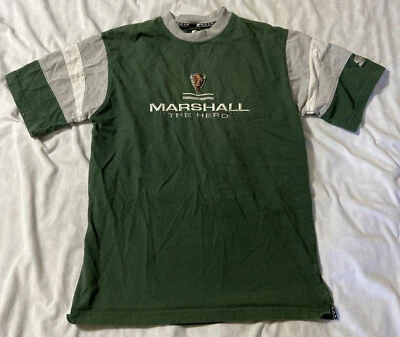 Marshall Thundering Herd Shirt MEDIUM Short Sleeve Team Starter The Herd - Image 1 of 4