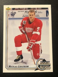 1992-93 Upper Deck Nicklas Lidstrom #363 HOF