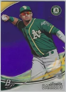 2016 Bowman Platinum Top Prospects Purple /250 Franklin Barreto #TP-FB - Picture 1 of 1