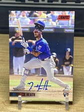 2021 Topps Stadium Club Nick Heath Rookie Red FOIL /50 Auto RC SCBA-NH Royals RT
