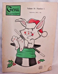 GENII International Conjurors Magazine - Volume 36, Number 1 - September 1971 - Picture 1 of 4