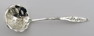 Cucharón crema Whiting Sterling 6" lirio del valle con mono - #9769 Foto 1 de 4