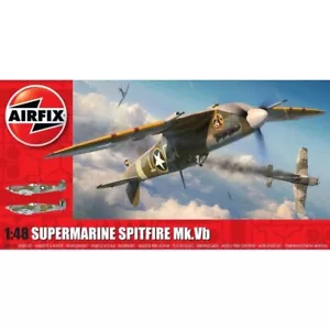 371414 AIRFIX SUPERMARINE SPITFIRE MK.VB 1:48 SCALE PLASTIC MODEL KIT (A05125A) - Bild 1 von 1