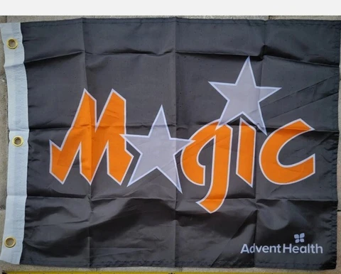 Orlando Magic Banner Flag w/ City Edition NBA indoor/outdoor Cover