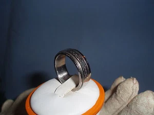 Gorgeous Classic Stainless Steel Spinner Ring Sz 10 - Picture 1 of 10