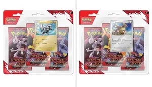 6 X Pokemon TCG Destined Rivals Three Booster Blister Set (12 Total) - Picture 1 of 1