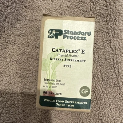 Suplemento de ARN de alimentos integrales Standard Process Cataplex E, 90 comprimidos salud tiroidea Foto 1 de 4