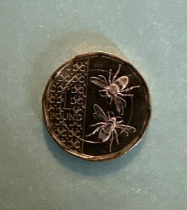 2023 Charles III £1 One Pound Coin - Bee Bee’s - Bild 1 von 2