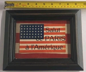 Papierfahne 48 Sterne aus Frankreich Weltkrieg - Bild 1 von 4