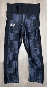 Under Armour HEAT GEAR Size XS Womens Drawstring Compression Crop Leggings - Picture 1 of 5