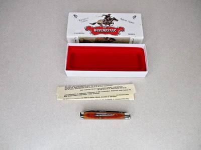 Nice Winchester 29124 Burnt Orange Bone .270 Bullet Doctor's Physician's Knife - Image 1 of 4