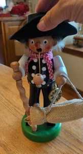 Steinbach Deutscher Räuchermann Wanderer 1997 signiert vom Schöpfer gebraucht - Bild 1 von 4