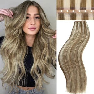 Twin Tab Butterfly Genius Weft Human Hair Extensions Latest Double Invisible ... - Foto 1 di 9