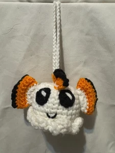 Clownfisch Geist Handarbeit Amigurumi Ornament, süßes Autozubehör - Bild 1 von 3