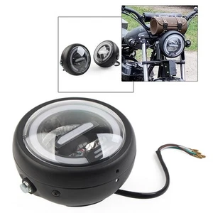1Pc Yellow 5.75" LED Headlight Hi/Lo DRL For Coleman ct200u-ex bt200x Mini Bike - Picture 1 of 14