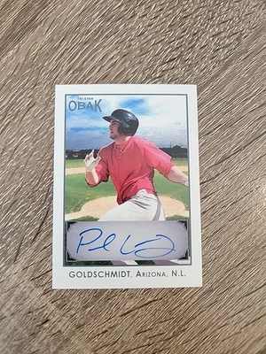 Tri-Star Obak Paul Goldschmidt Rookie 2011 automático/100 Diamondbacks #A17 Foto 1 de 4