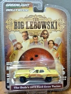 Greenlight 44780-D Hollywood - The Big Lebowski The Dude's 1973 Ford Gran Torino - Picture 1 of 2