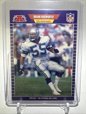 1989 Pro Set - Brian Bosworth #391 Seahawks on Front - Image 1 of 2