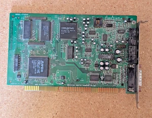 Tarjeta de audio de sonido vintage Creative Soundblaster CT4500 AWE64 ISA PC 90s 1997 - Imagen 1 de 8