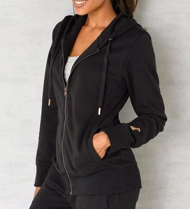 Bench Damen Sweatjacke Kapuzenjacke Freizeit Langarm schwarz Gr. 40/42 NEU - Bild 1 von 3