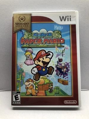 Super Paper Mario (Nintendo Wii) Complete w/ Manual - Tested Working - Free Ship - Image 1 of 4