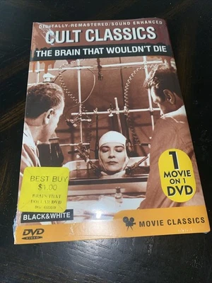 THE BRAIN THAT WOULDN'T DIE DVD Halloween Horror Classic 1963 VTG cult scary - Image 1 of 2