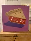Original Cherry Pie Painting By Andy Bridge,  Signed By Artist.