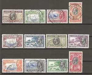 CAYMAN ISLANDS 1935 SG 96/107 USED - Picture 1 of 1