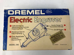 Vintage Dremel Electric Engraver Model # 290 in Original Box Tested * VGC - Picture 1 of 5