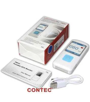 Monitor portátil ECG ECG táctil con los dedos HR Monitor, USB Bluetooth PM10 CONTEC Foto 1 de 4