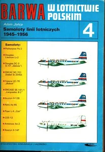 POLISH AIRLINERS IN COLOR 1945-1956 Po-2 Li-2 DC-3 Si-204 UC-78 Il-12 Ae-45 L-4 - Picture 1 of 1