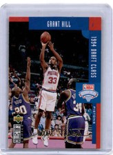 1994-95 Collector's Choice #409 GRANT HILL  Gold Signature Draft Class Pistons 