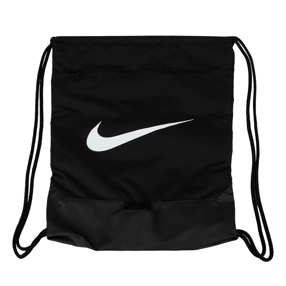 Nike Brasilia 9.5 Training Gym Sack Unisex Sports Backpack Bag Black DM3978-010