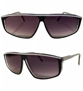 Vintage 1980’s Black and White Angular Sunglasses, Model Pixie, Deadstock/Unworn - Picture 1 of 3