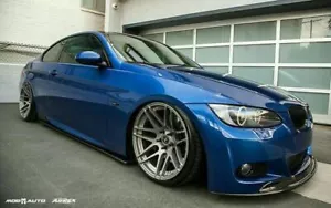 BMW 3 Series E92 E93 M Sport M tech 2006-2009 Front Bumper Spoiler Splitter - Imagen 1 de 8
