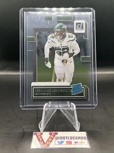 2022 Panini Clearly Donruss - JERMAINE JOHNSON II RATED ROOKIE #100 NY Jets - Foto 1 di 3