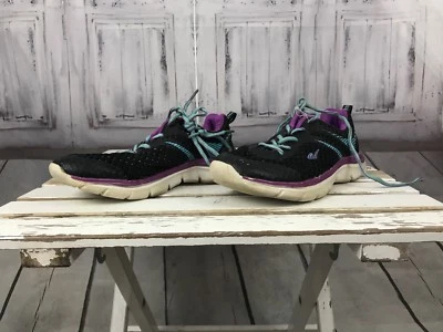 Everlast Dama Mujer Negro Azul Púrpura Corbata Zapatos Tenis Atléticos Correr Talla 4m Foto 1 de 4