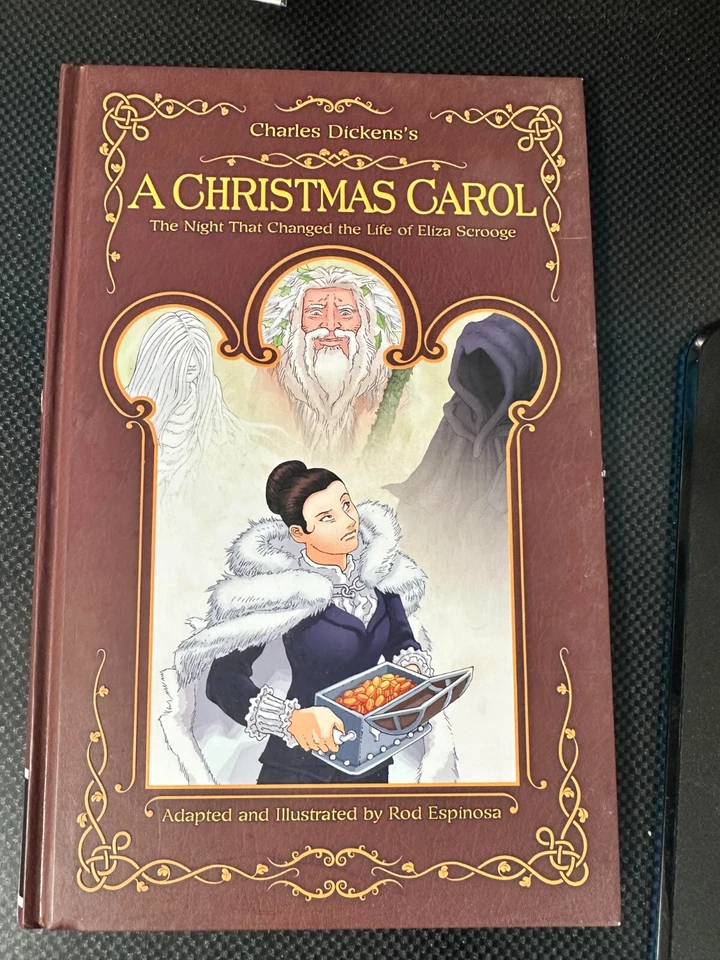 Charles Dickens's A Christmas Carol Dark Horse Tapa Dura NUEVO RARO Rod Espinosa Foto 1 de 1
