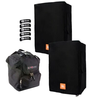 Cubiertas de altavoz convertibles JBL Bags JRX225-CVR-CX JRX225 con lazos y estuche Foto 1 de 4