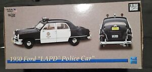 USA Models Precision Miniatures 1/18 Diecast 1950 Ford LAPD Police Car NEW