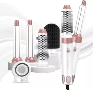 5 in 1 Hot Air Styler Ionic Hair Dryer Brush Blowout Volumizer Curling - Picture 1 of 12
