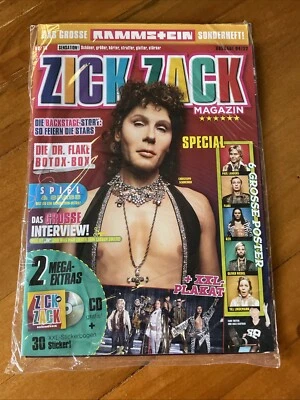 Rammstein Zick Zack (2022, CD) Magazin - Sammlerstück. Sealed - Bild 1 von 2