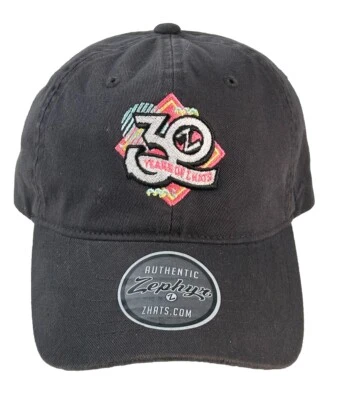 Zephyr 30 Years of Hats Strap Back  Cap Hat Adjustable Black - Image 1 of 4