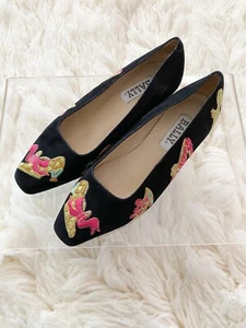 BALLY vintage embroidered suede leather pumps heels shoes / sz 35 - Picture 1 of 7