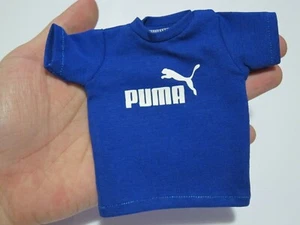 1/6 Scale Tee Blue Short Sleeves T-Shirt PM For 12" Action Figure - Imagen 1 de 3