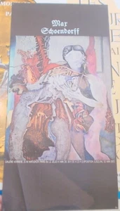 AFFICHE EXPOSITION MAX SCHOENDORFF GALERIE VERRIERE PARIS 1972 - Picture 1 of 2