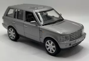 LAND ROVER RANGE ROVER 1:33 MODELLO AUTO PRESSOFUSA DA COLLEZIONE WELLY ARGENTO SCURO - Foto 1 di 10