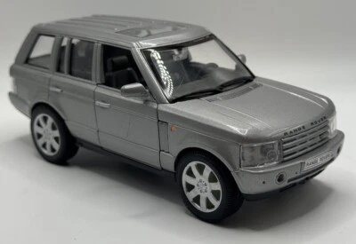 LAND ROVER RANGE ROVER  1: 33 DIE-CAST CAR COLLECTOR'S MODEL WELLY DARK SILVER - Image 1 of 4