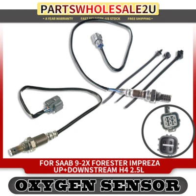 2x Oxygen Sensors for Saab 9-2X Subaru Forester Impreza Legacy Outback H4 2.5L - Изображение 1 из 4